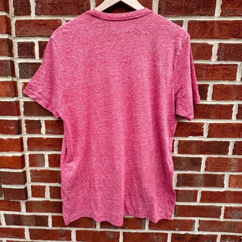 Lucky Brand x Fender T-Shirt Adult Large Heather Red Casual Grunge - Picture 4 of 8